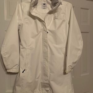 Helly Hansen White Rain Jacket - like new!